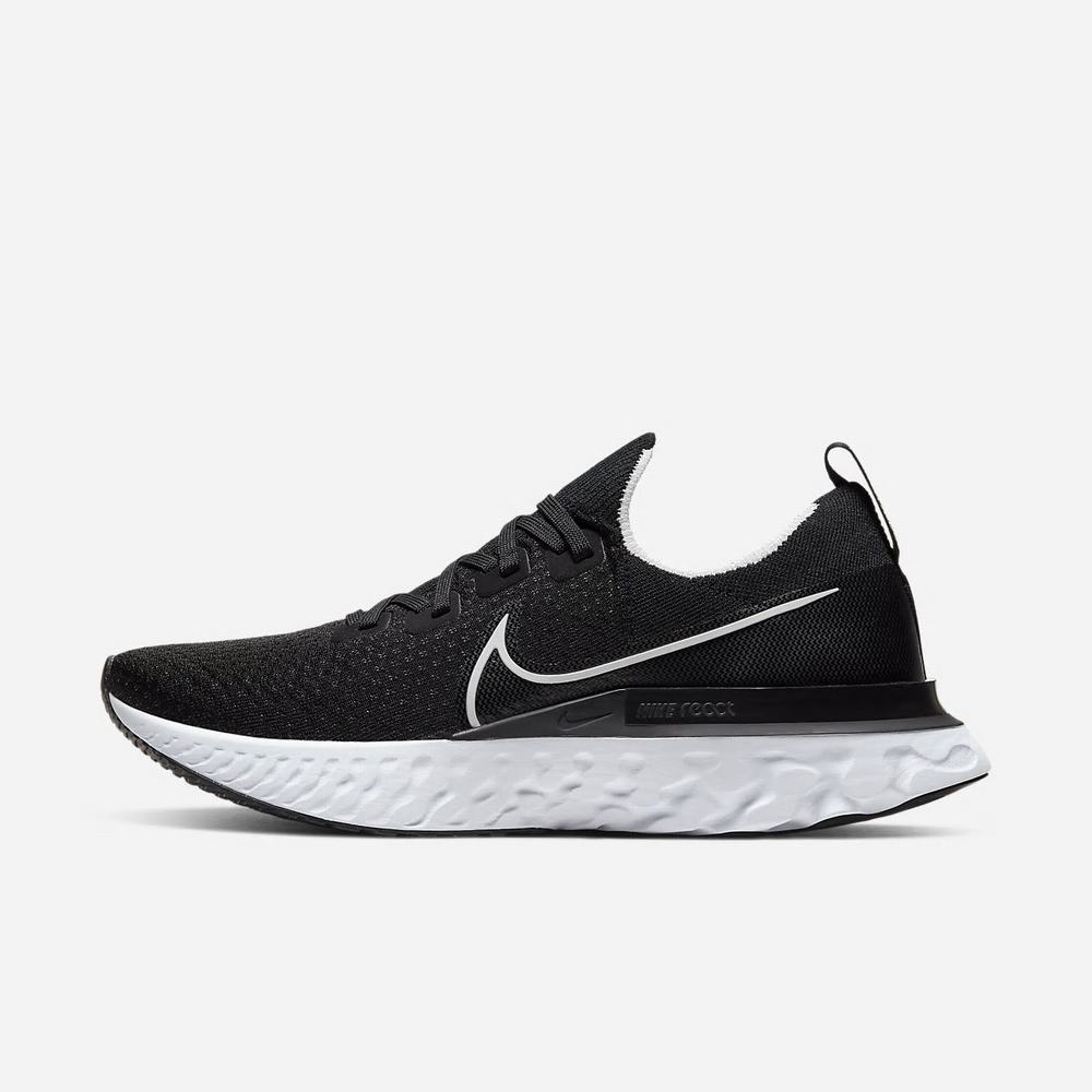 Chaussure De Running Nike React Infinity Run Flyknit Noir 7985-132 Black/Dark Grey/White Homme | AOZ-55961667